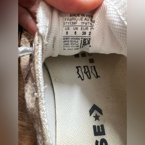 Converse Chuck Taylor All Star Shoreline Slip On Sneaker Snake Skin Pattern- 8. - Picture 4 of 6